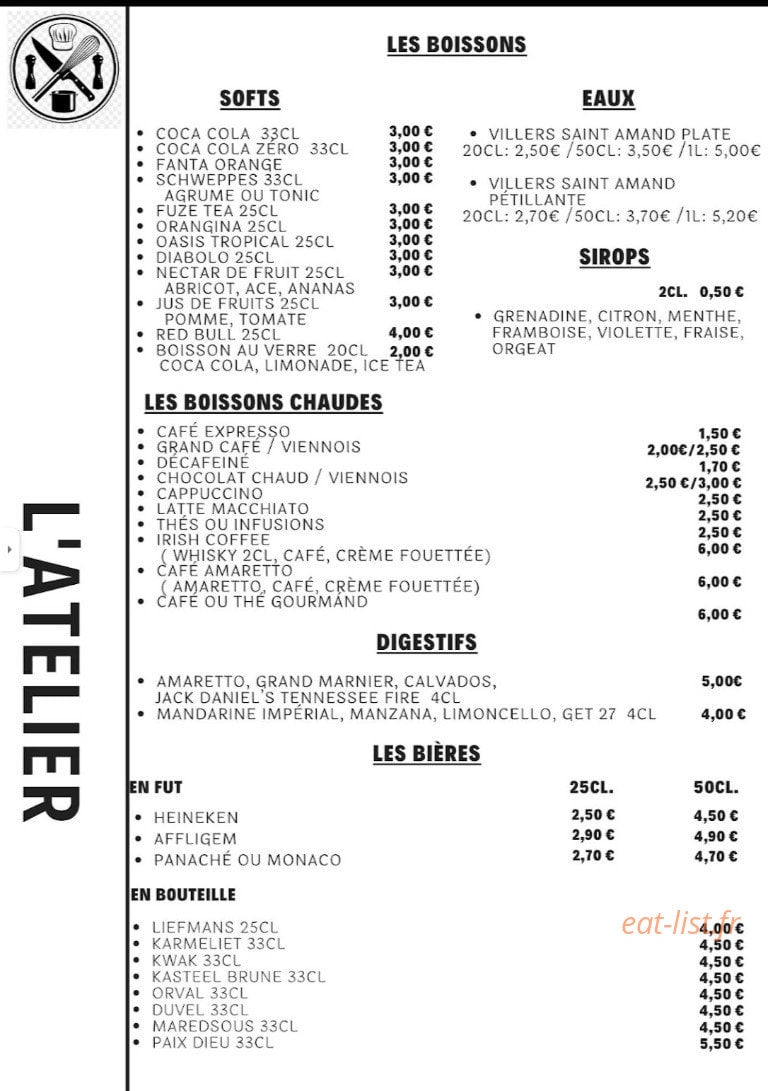 L’Atelier — carte page 3