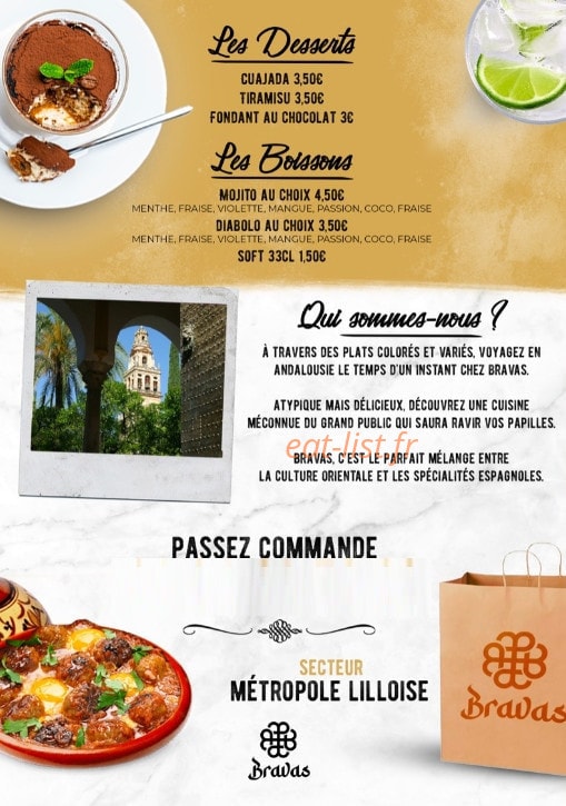 Bravas — carte page 4