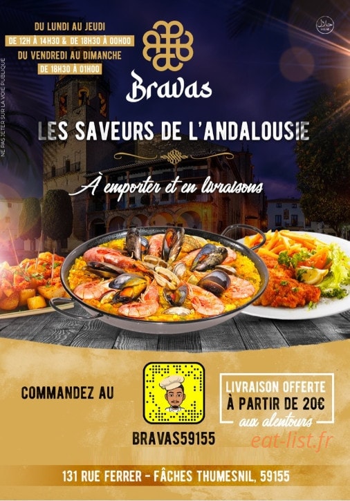 Bravas — carte page 1