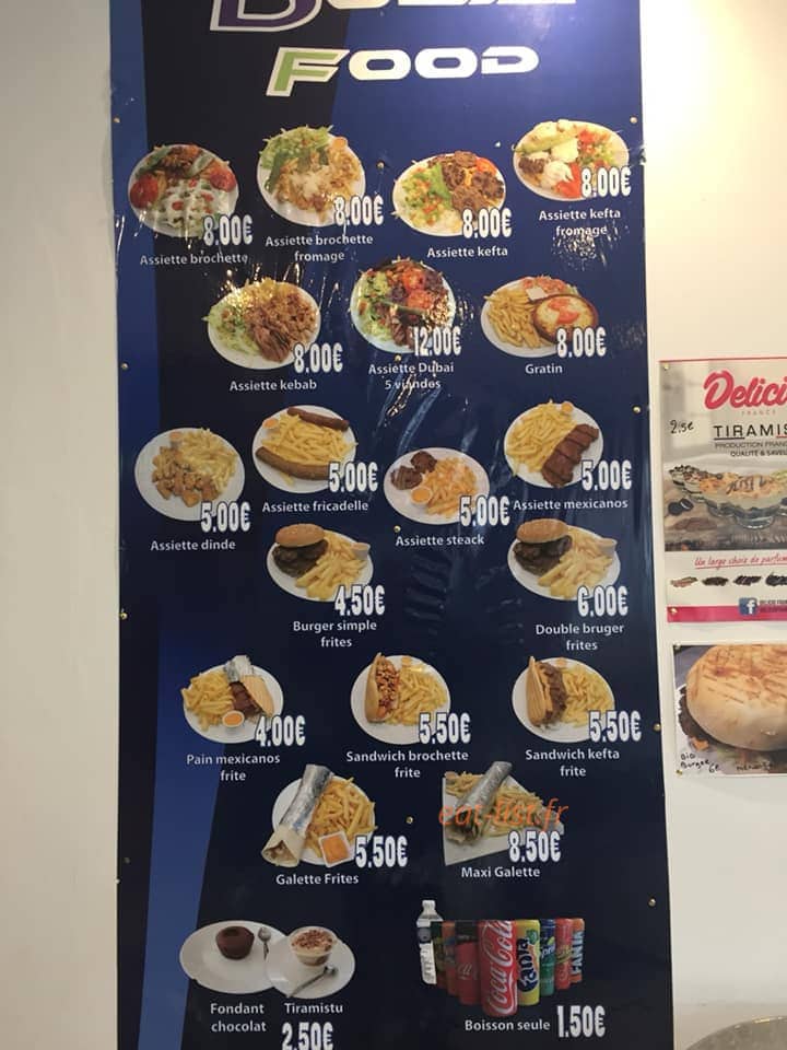 Dubai Snack — carte page 3