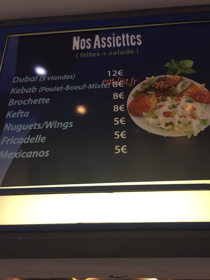 Dubai Snack — carte page 5