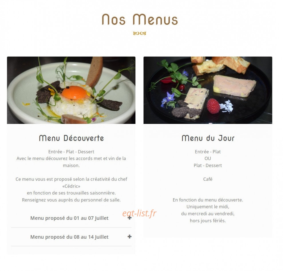 Le Domaine du Salix — carte page 4
