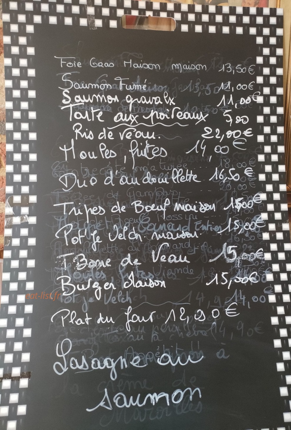 Le Ch'ti Bouchon — carte page 1