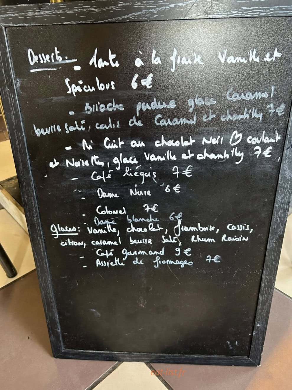 A la bon’heure — carte page 2
