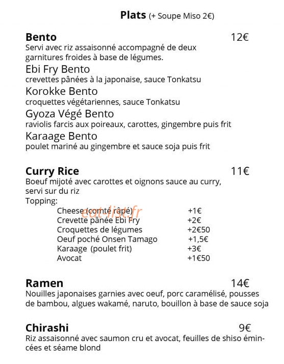 Peko peko — carte page 2