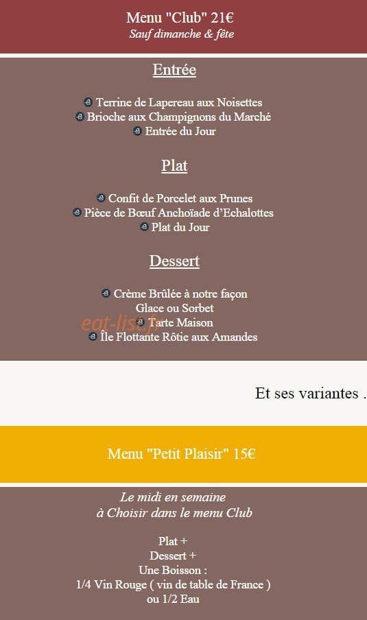 La Chaumine — carte page 3