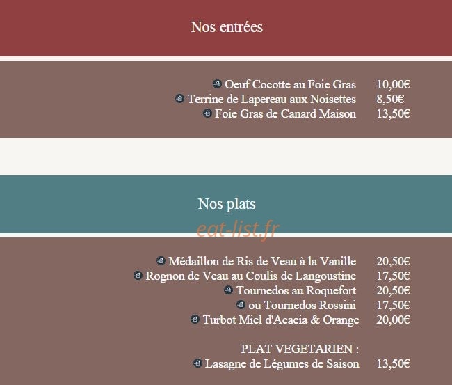 La Chaumine — carte page 1