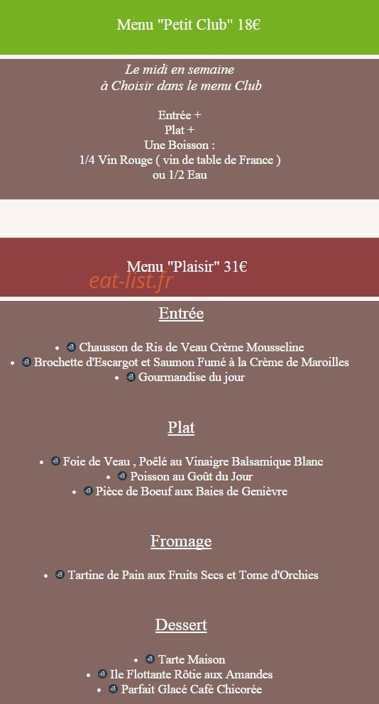 La Chaumine — carte page 4