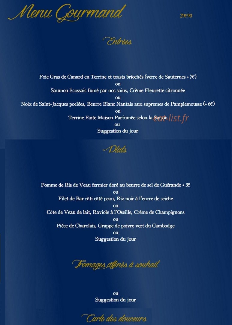 La Grange — carte page 1