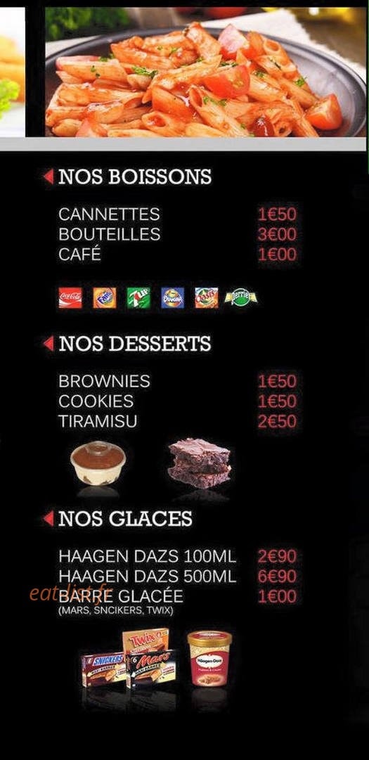 Pizza House — carte page 6