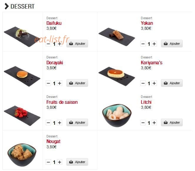 Sushi Boutik — carte page 14