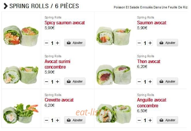 Sushi Boutik — carte page 4
