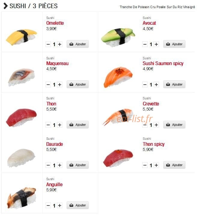 Sushi Boutik — carte page 8