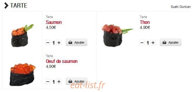 Sushi Boutik — carte page 15