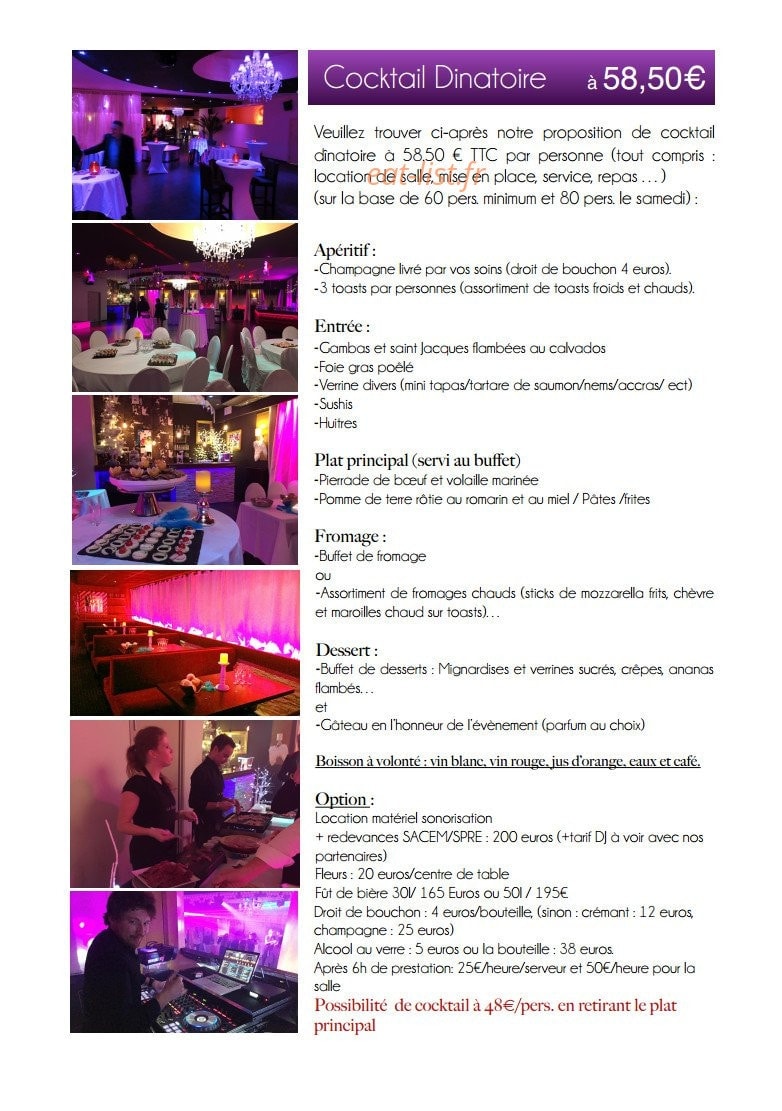 La Suite — carte page 1