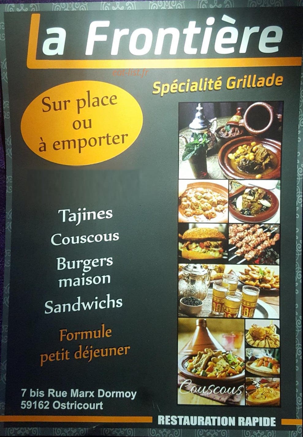 La Frontière — carte page 1