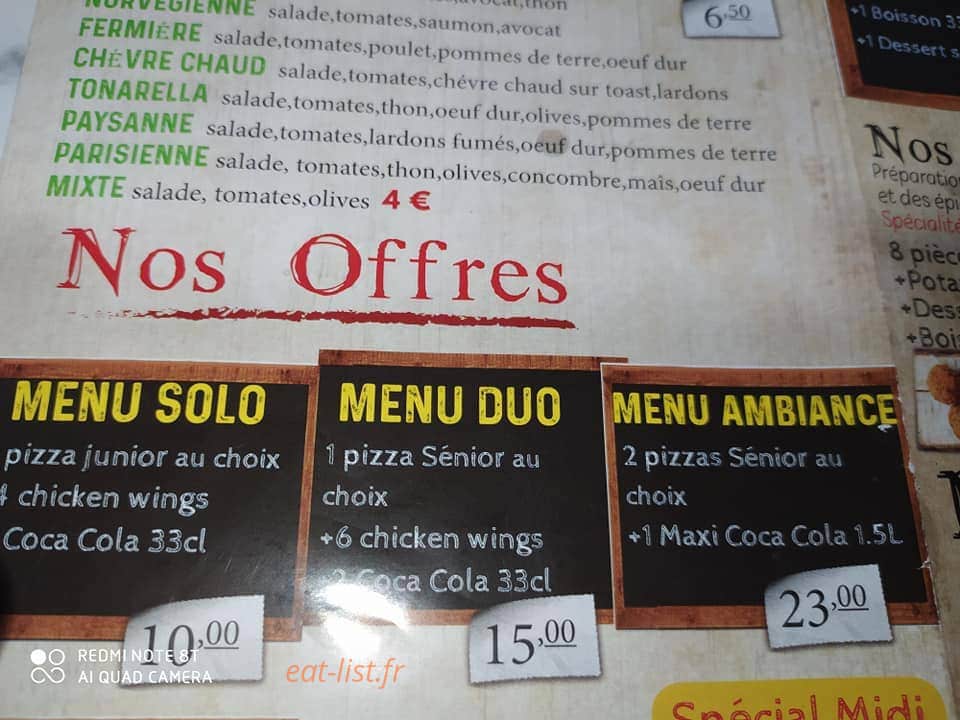 Pizza caza presto — carte page 3