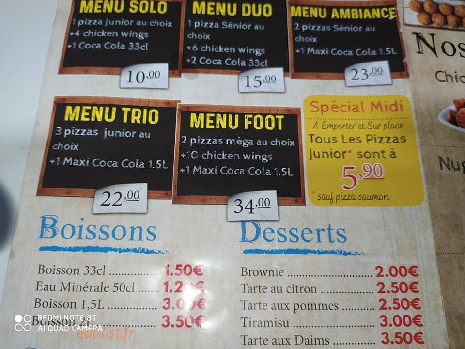 Pizza caza presto — carte page 10