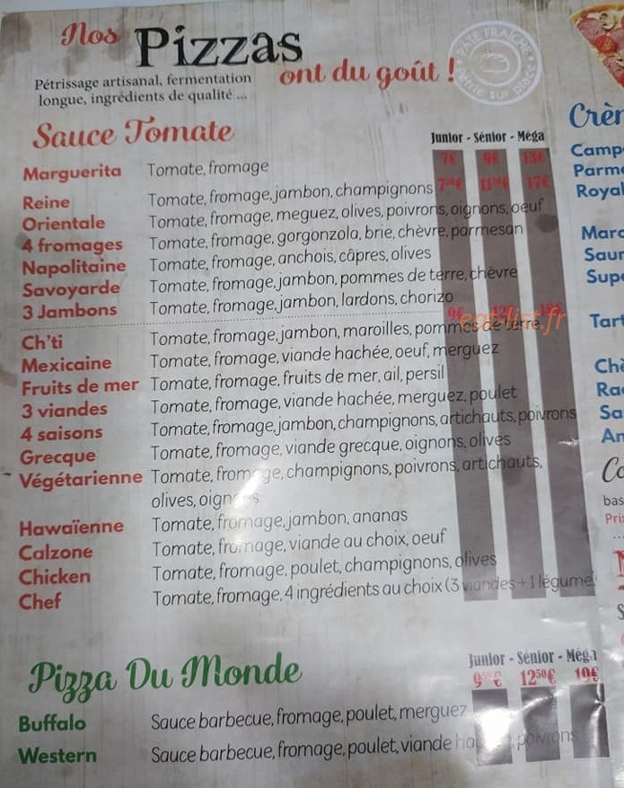 Pizza caza presto — carte page 6
