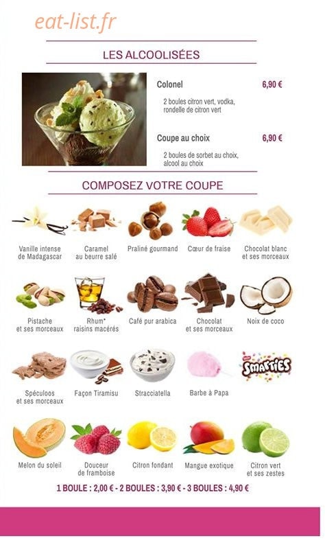 La Guinguette du Lac — carte page 7