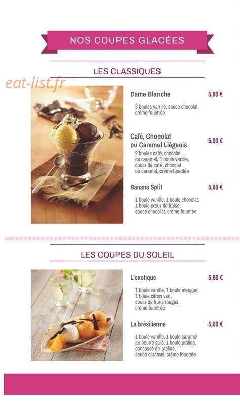 La Guinguette du Lac — carte page 6