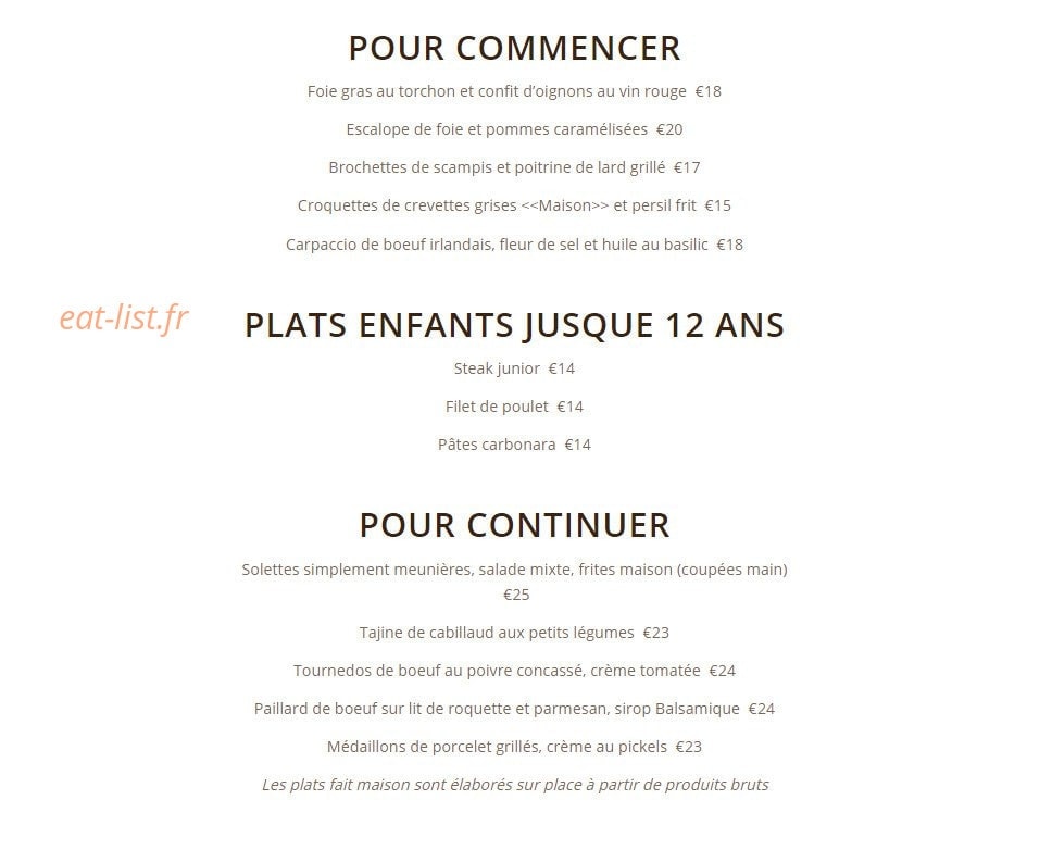 Les pieds dans le plat — carte page 1