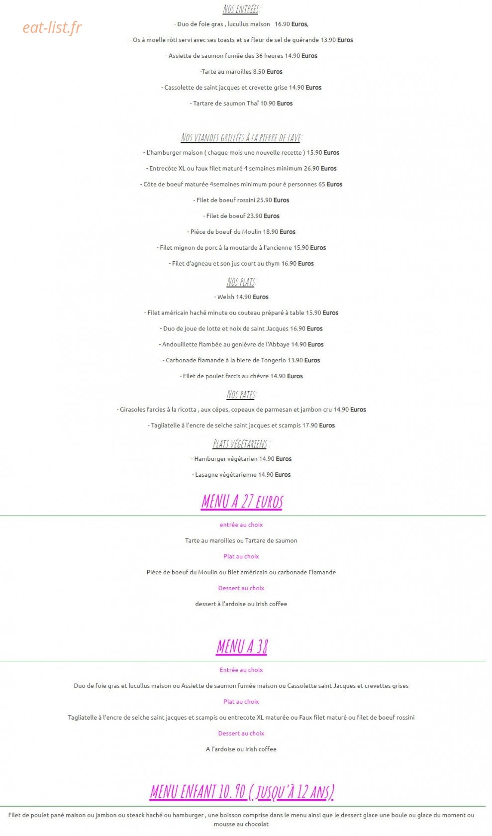 Moulin de Croy — carte page 1