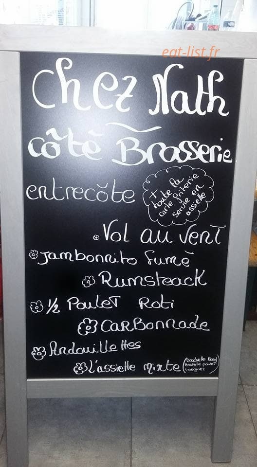 Bienv'nu Chez Nath — carte page 1