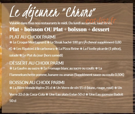 Le Comptoir du Malt — carte page 1