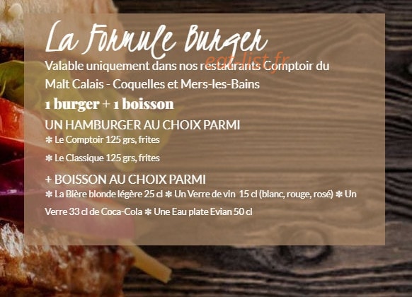 Le Comptoir du Malt — carte page 4