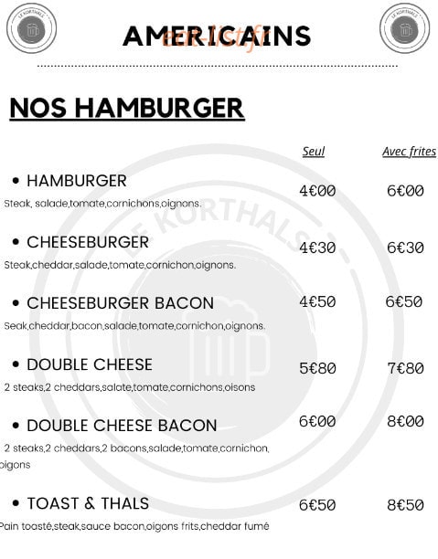 Le Korthals — carte page 4