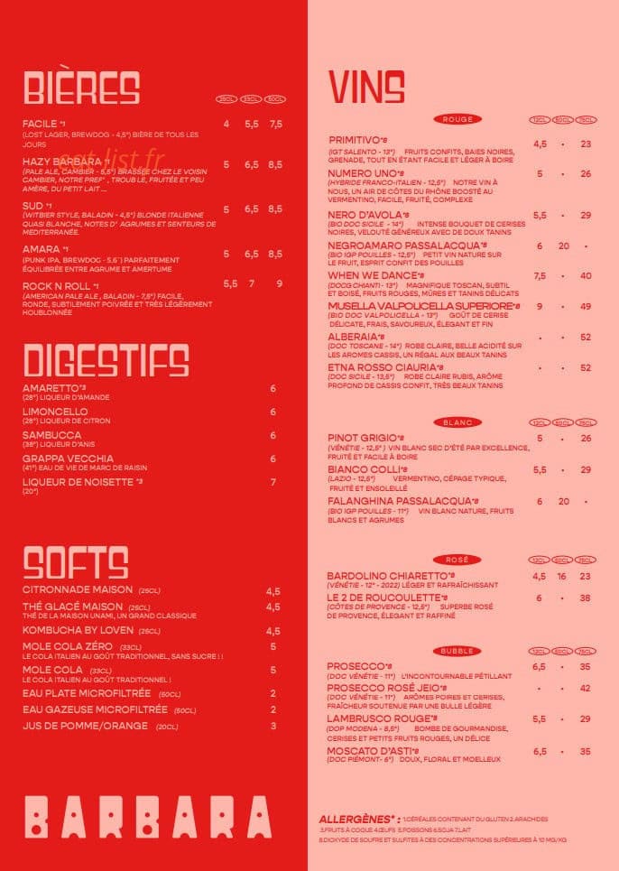Barbara — carte page 4