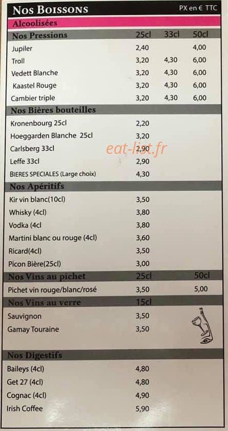 Frit'house — carte page 6