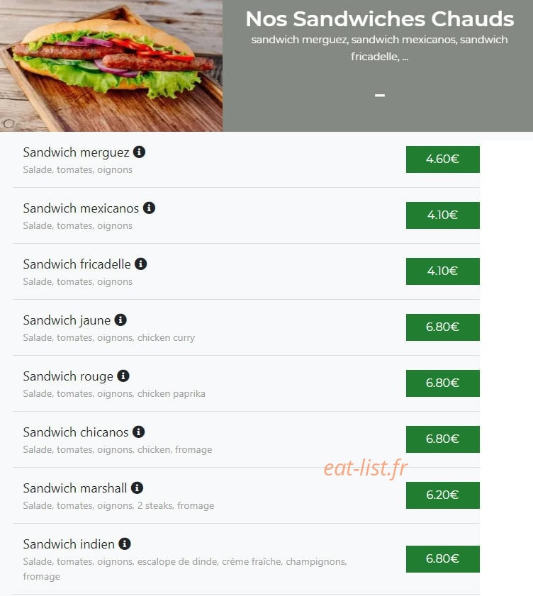Potatoes Food — carte page 3