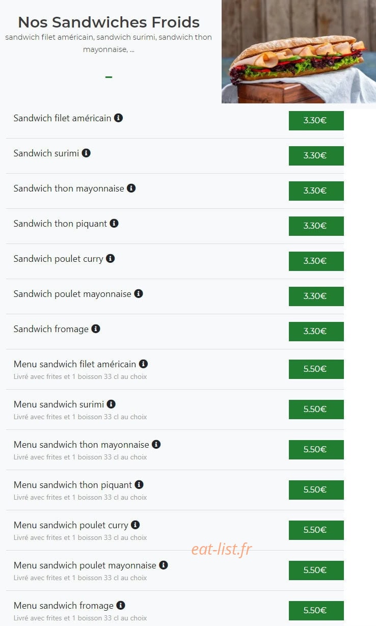 Potatoes Food — carte page 2