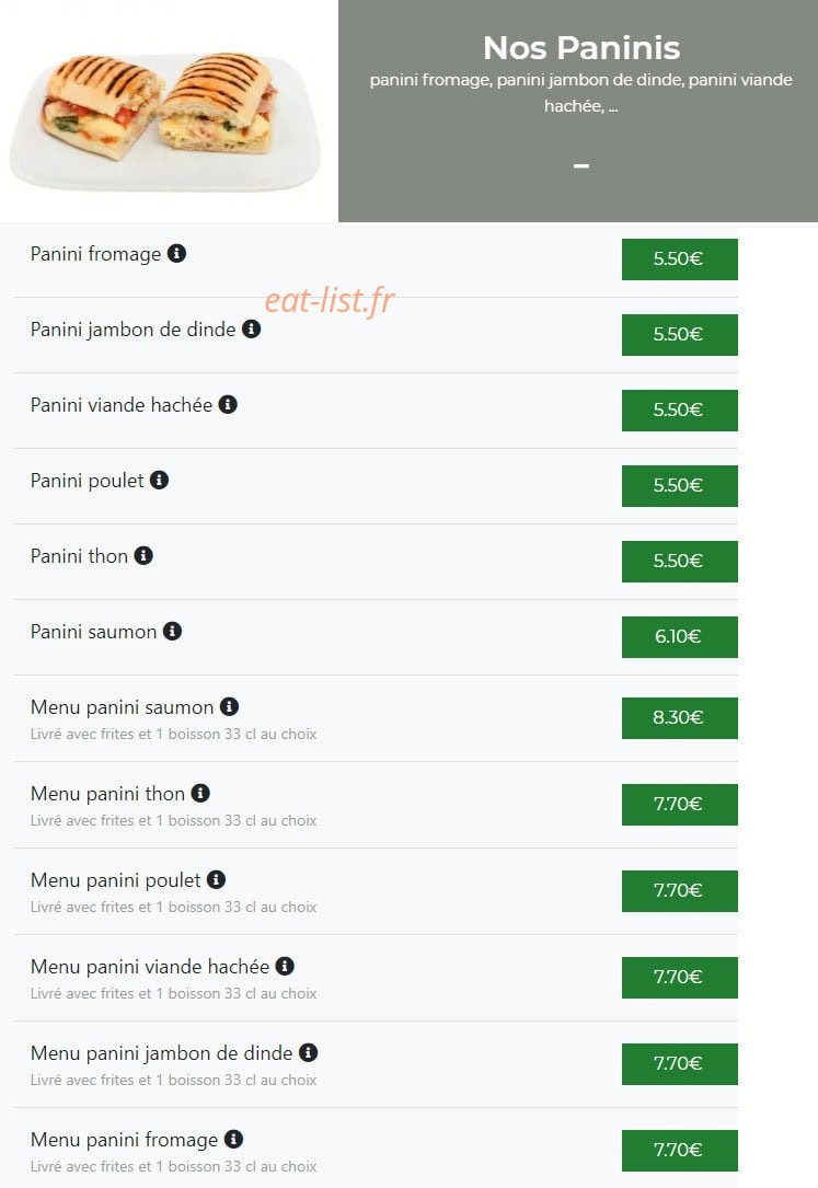 Potatoes Food — carte page 11