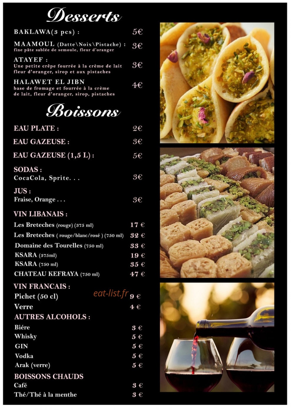 Ya Habibi — carte page 6