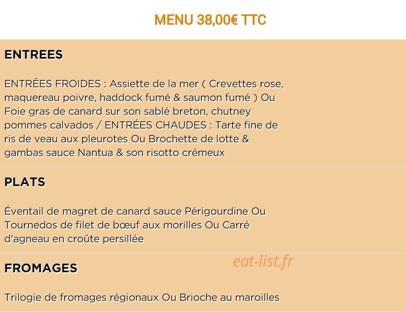 La Brasserie — carte page 8