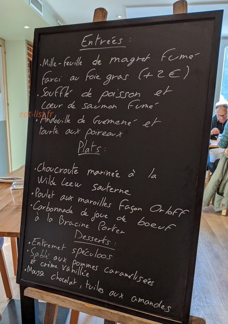 Anosteké l'estaminet — carte page 3