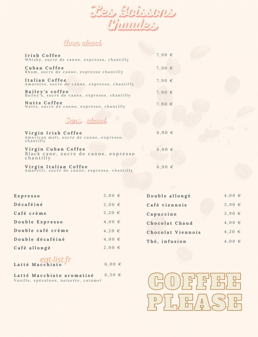 Le Bouchon d'Adèle — carte page 7