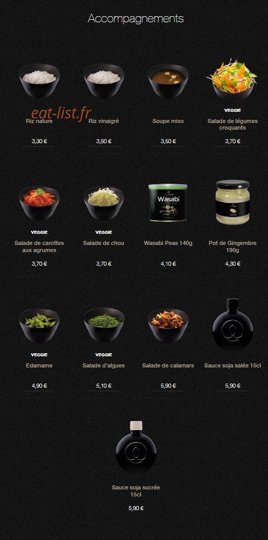 Sushi Shop — carte page 24