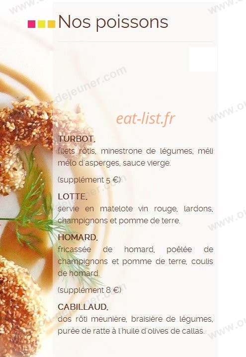 Fleur de Sel — carte page 5