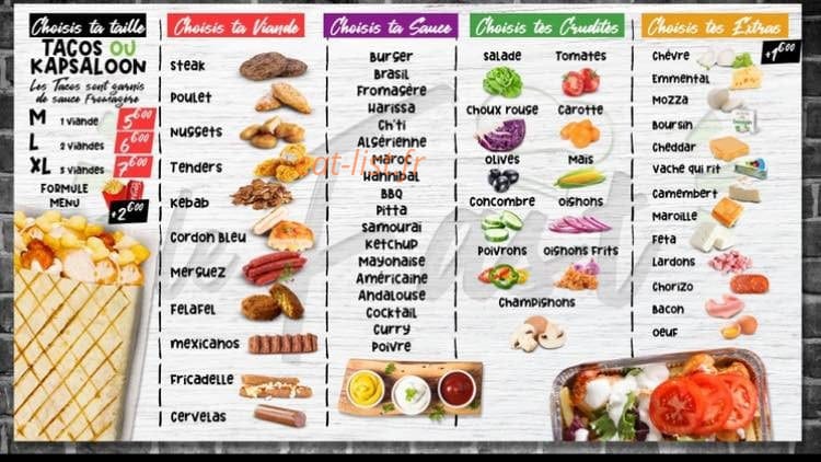 Le Fast — carte page 1