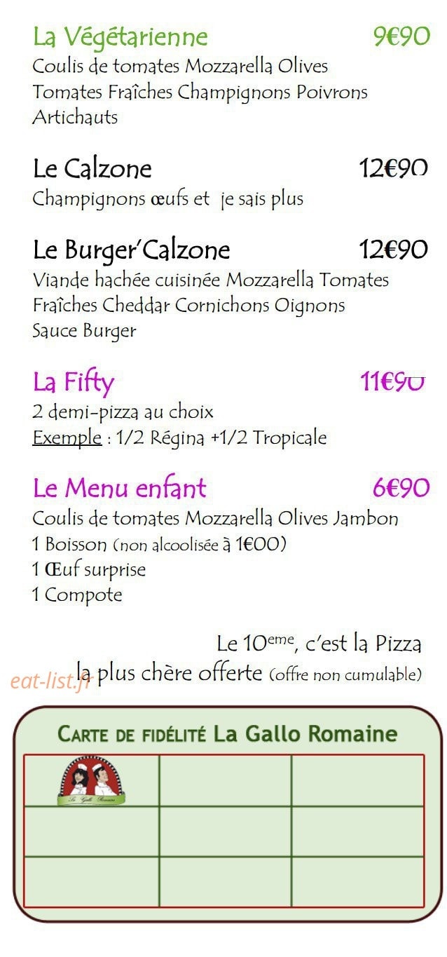 La Gallo Romaine — carte page 4