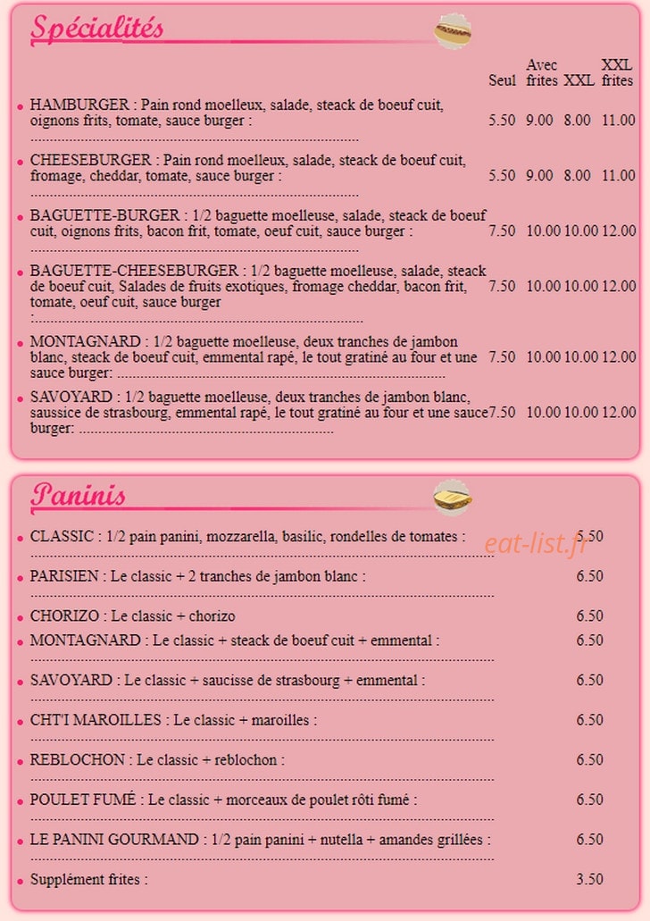 Blonde A Croquer — carte page 4