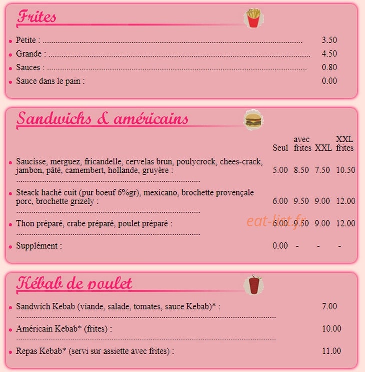 Blonde A Croquer — carte page 2