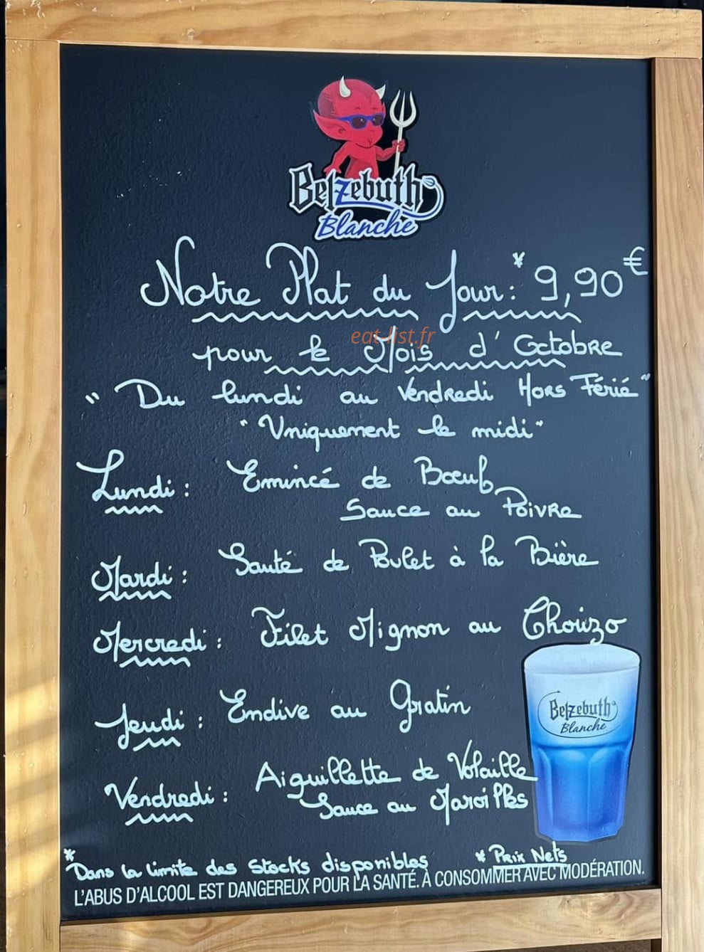French Fries Diner — carte page 1