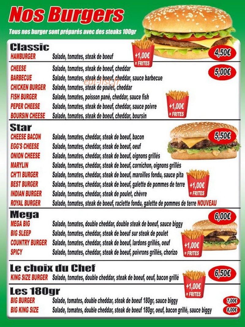 Pizza Sprint — carte page 4