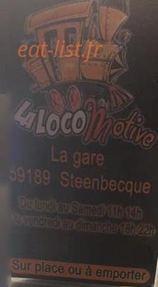La Locomotive — carte page 1