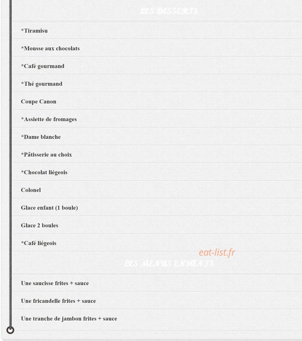 Au Canon d'Or — carte page 2